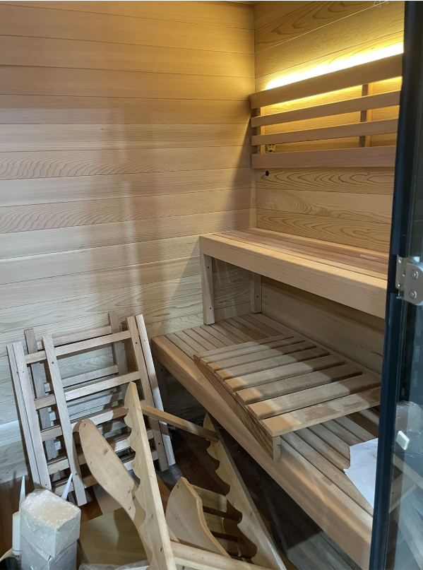 Max Heater Terra 04 – Nordic Glass-Wood Outdoor Sauna: Panoramic Luxury for Home Wellness-10